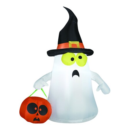 Gemmy Airblown Witch Ghost 4' 63975